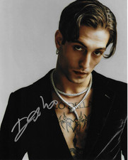 * DAMIANO DAVID * signed 8x10 photo * MANESKIN * FUNNY LITTLE FEARS * COA *