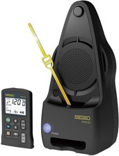 SEIKO EPM5100B Quartz Pendulum Metronome with Remote Control Black Japan NEW