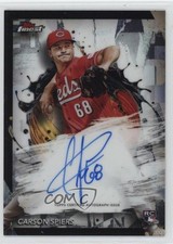 2024 Topps Finest Finest Auto Carson Spiers #FA-CS Auto 0cv
