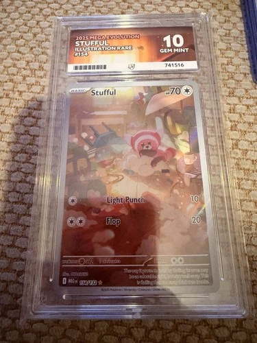 Pokémon TCG Stufful Illustration Rare 154/132 Ace 10