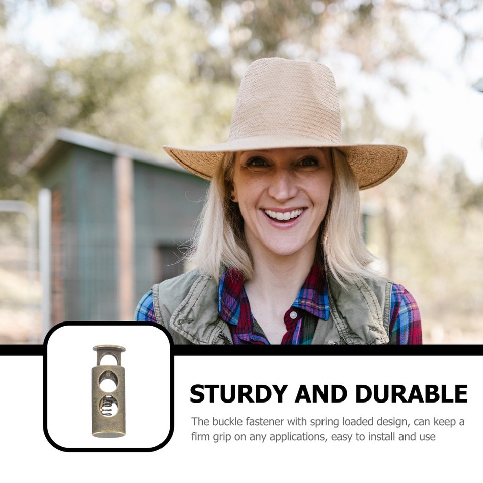 20 Pcs Adjustable Drawstring Buckles Replacement Shoelace Toggles | eBay