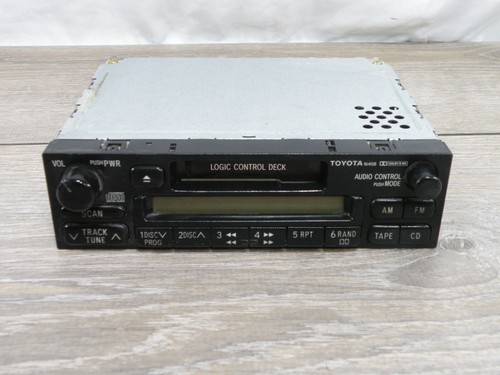 Toyota OEM Car Stereo Radio Cassette CD Player Logic Control Deck 86120-08010