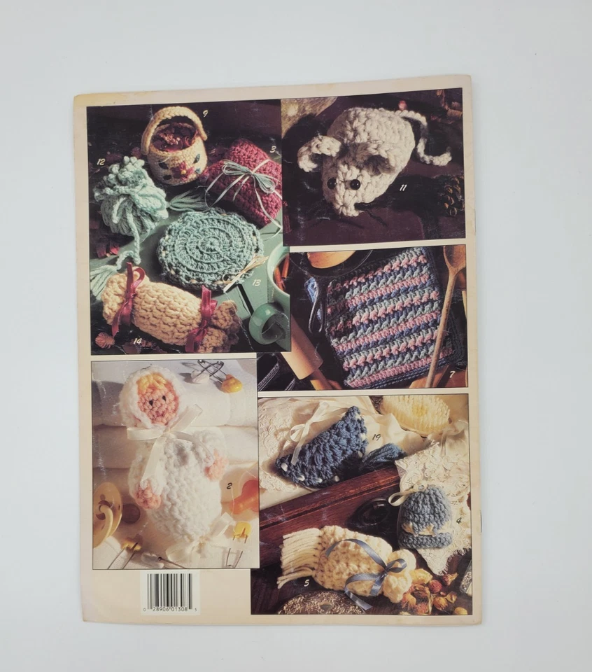 6X Various Crochet Booklets Vintage Leisure Arts Annie's Attic Lot F - Image 4 of 4