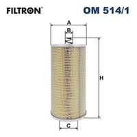 Filtron ÖLfilter OM 514/1 Filtereinsatz FüR SÜ SR NÜ VAN SG Neoplan NG ÜL Urbino