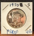 Photo of a 1970-S Kennedy Half Dollar Proof from an eBay listing that sold on Jul 22, 2026