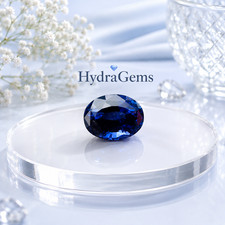 Loose Oval Cut 11 Ct Natural Cornflower Blue Ceylon Sapphire Loose Gemstone