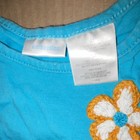 Connection Girls 3T 2pc Knit Cotton Outfit: Flower Top & Plaid Shorts — photo 2