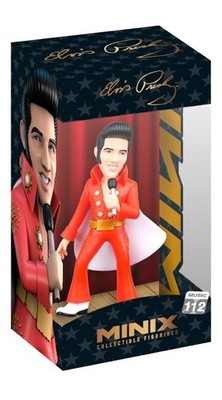 Minix Collectible Figurines Elvis Presley (Red) #112 Music 5 inch Vinyl Figure
