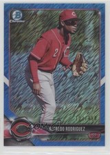 2018 Bowman Chrome Prospects Blue Shimmer Refractor /150 Alfredo Rodriguez 1s6