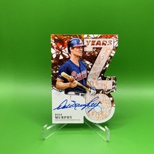 2026 Topps Series 1 Dale Murphy 75 Years Die-Cut Autograph Orange Auto #06/25