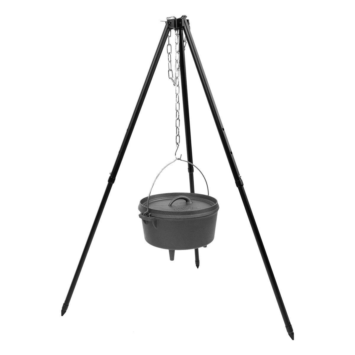 Extendable Aluminium Tripod | For Dutch ovens | With carry holdall