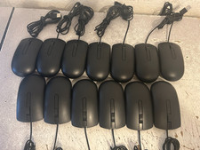Lot of 13 Clean Used Dell Wired Optical USB Scroll Wheel Mice Mouse Quick Ship