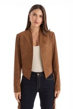Yasmin Suede Jacket Cognac  THE NOLI SHOP