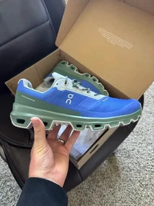 Men's On Cloudventure Waterproof Cobalt/Ivy Medium Hiking Trail Walking Shoes