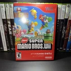 2 Discs New Super Mario Bros. Wii Nintendo Wii (2009) Complete with Manual CIB