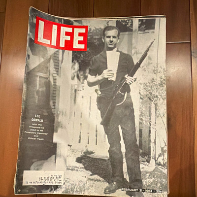 LIFE Magazine Feb 21 1964 Issue Lee Harvey Oswald JFK Cover English Illustrated