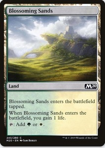 Blossoming Sands 243/280 Core Set 2020 MTG Common Land