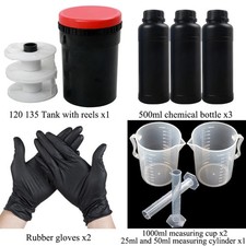 120 135 Film Developing Tank Equipment Kit B W Color Negative Process Darkroom