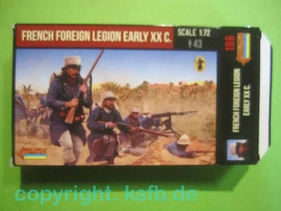 1:72 Strelets #186 Kolonialkrieg Frankreich Fremdenlegion + MG Soldaten Figuren