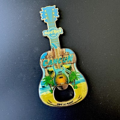 Hard Rock Cafe Cancun Bottle Opener Magnet No. 1 - SUPER RARE / SOLD OUT