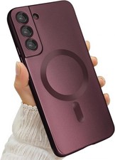 Magnetic for Samsung Galaxy S22 Case for Women Men Girls Slim Soft Silicone Bump