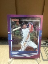 2020 Panini Donruss - Ronald Acuña Jr. #170 Holo Purple Base