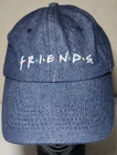 CultureFly FRIENDS Blue Denim Strapback Dad Hat Women's Adjustable OSFM