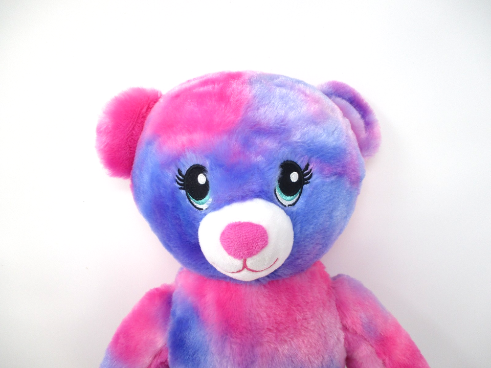 Merbearofficial Build A Bear Magical Mer-Bear Mermaid Pink & Purple Plush 18