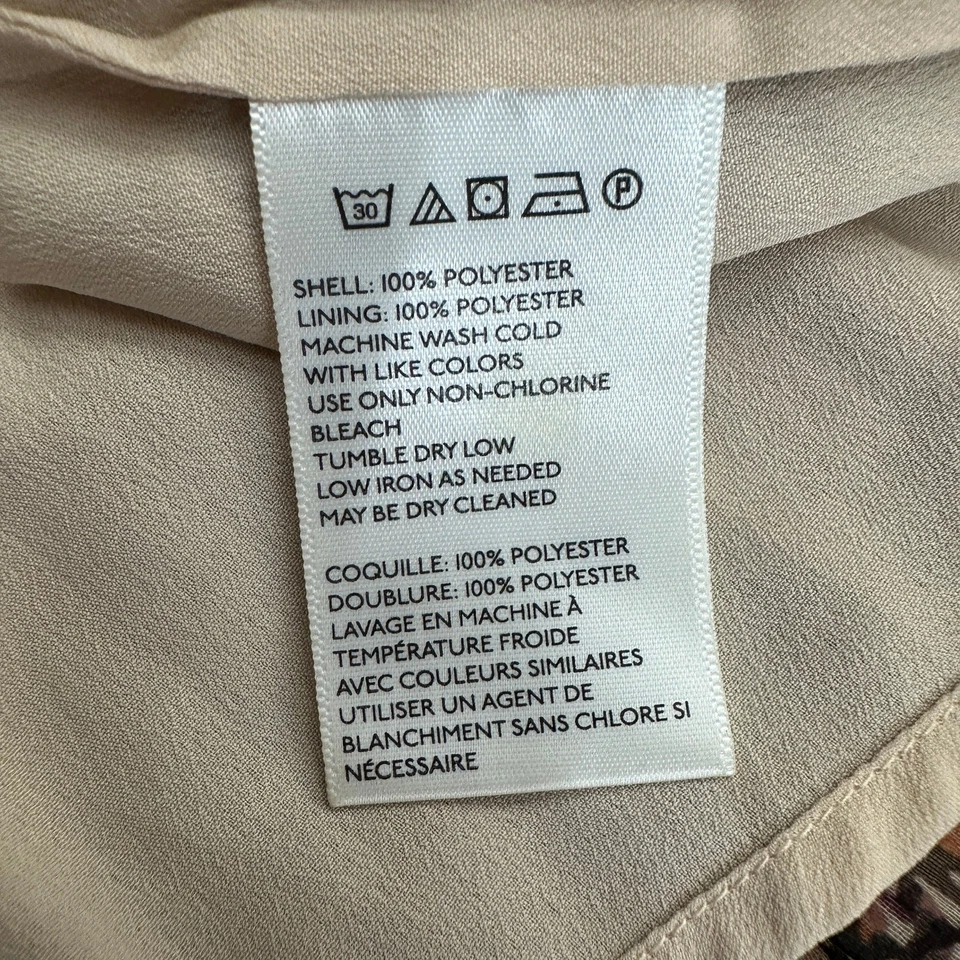 Ecote 女式高低中裙 M 透明花卉波西米亚童话流畅 Ethereal — 第 4/4 张图片