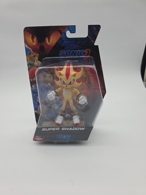 2025 Sonic The Hedgehog 3 Movie Wave 3 SUPER SHADOW 5  Action Figure NEW SEALED!