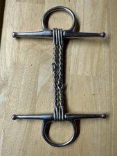 Double Twisted  5” Wire Full Cheek Snaffle Horse Bit 