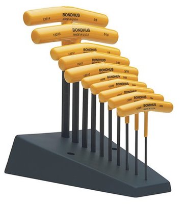 RACING GO KART BONDHUS STANDARD T HANDLE ALLEN WRENCH HEX TOOL 3/32 7/ ...