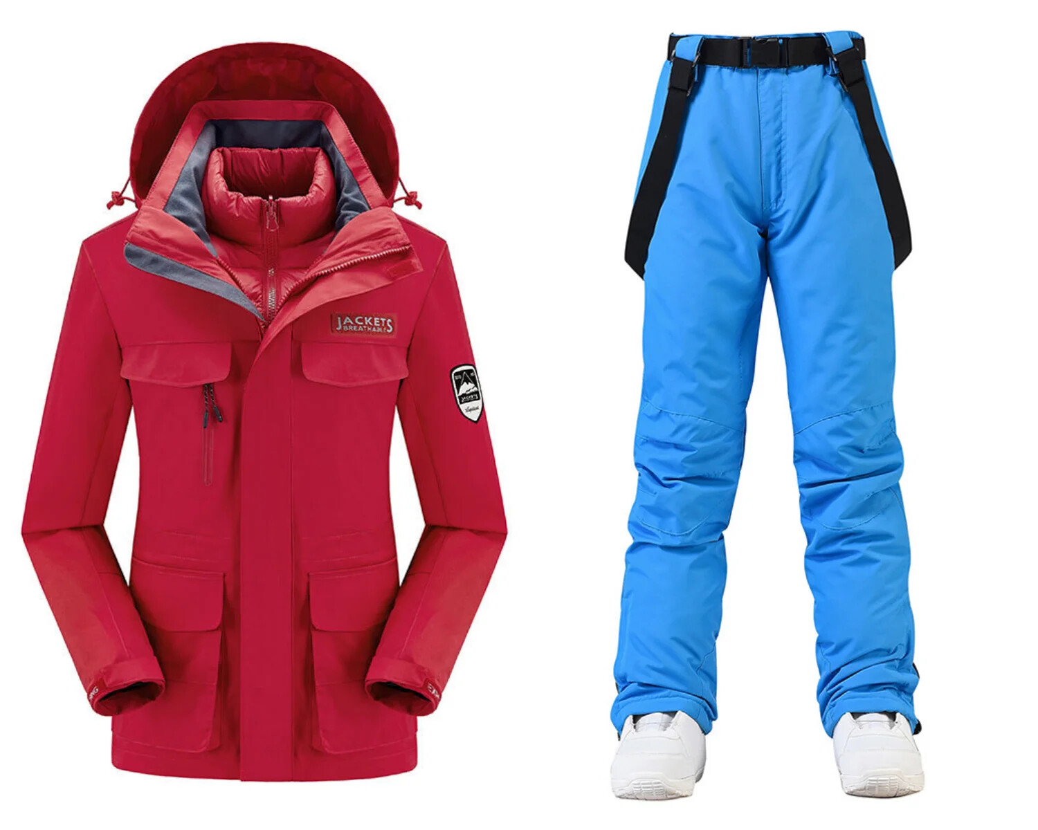 Ski Suit Snowboard Suits Women Windproof Snow Pants and Jacket Ski