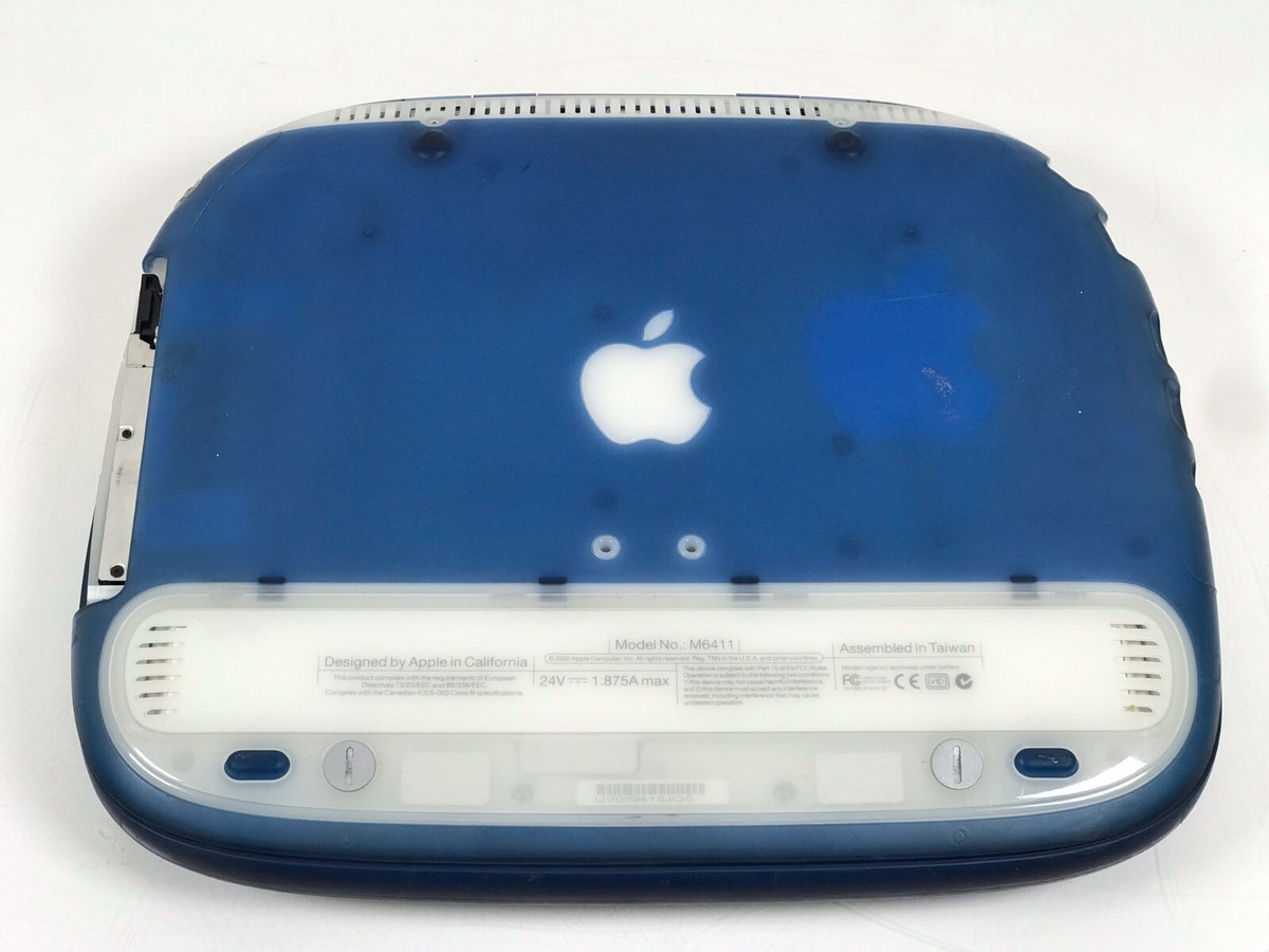 ☆中古☆Apple iBook G3 366MHz インディゴ クラムシェル indigo