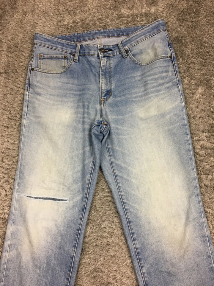 Edwin Jeanism Straight Leg Jeans Mens Size 34x32 Blue Denim KUJ04 - Image 2 of 4