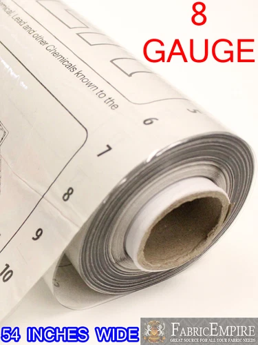 Clear Vinyl Plastic Fabric 54" Wide UV Resistant Sold By The Yard - product listing photo