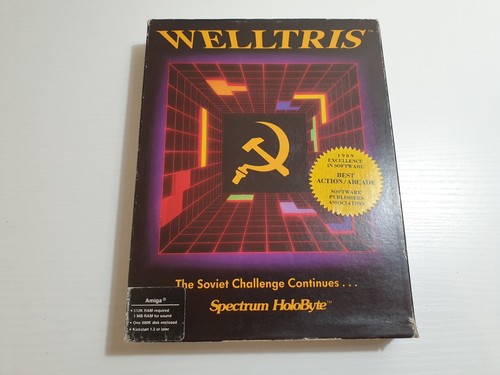Welltris - Holobyte à spectre - Commodore Amiga 🟩 - Photo 3/15