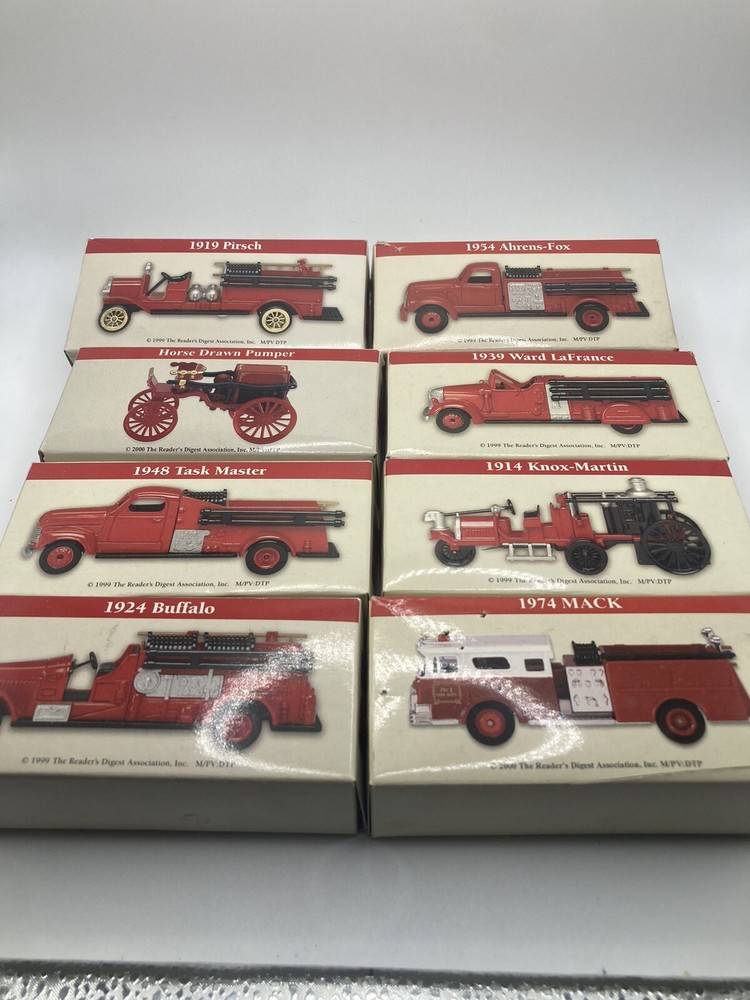 Vtg Readers Digest 1:64 Lot Of 8 Die Cast Collectible Classic Cars NIB