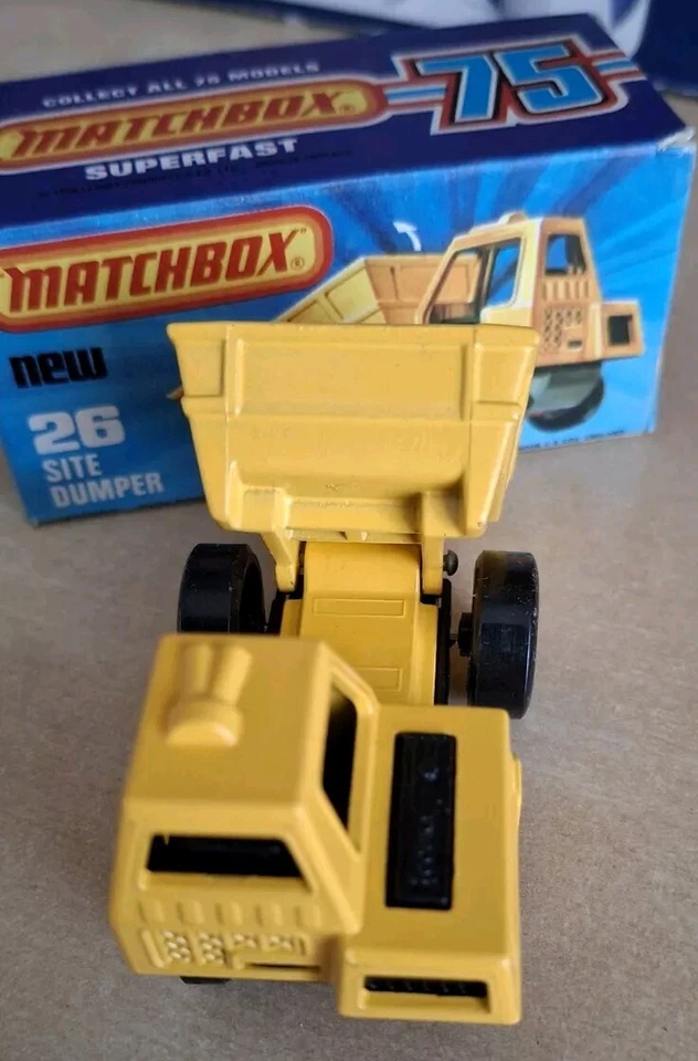 Matchbox Superfast SITE DUMPER, 1/66, SUPERMINT IN BOX - Immagine 2 di 3