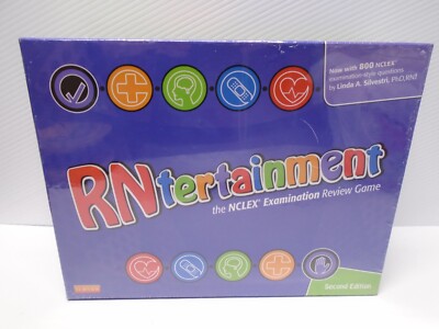 RNtertainment NCLEX Exam Review Game 2nd Ed. by Linda Silvestri, PhD, RN NEW