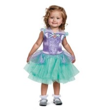Ariel Infant Costume Disney Baby Princess Halloween Tutu Dress 12-18M 6M NEW