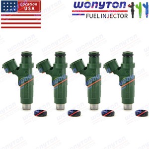 Yamaha F150 04-13 CDH275 Fuel Injectors Flow Tested Cleaned (4) 63P-13761-00-00