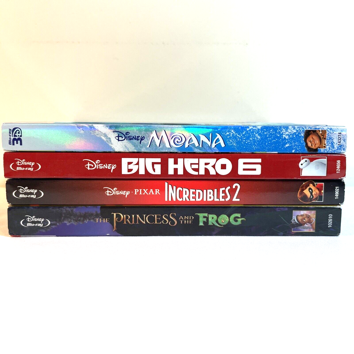 4 DISNEY MOVIES (Blu-Ray + DVD) Animation Adventure Comedy Family