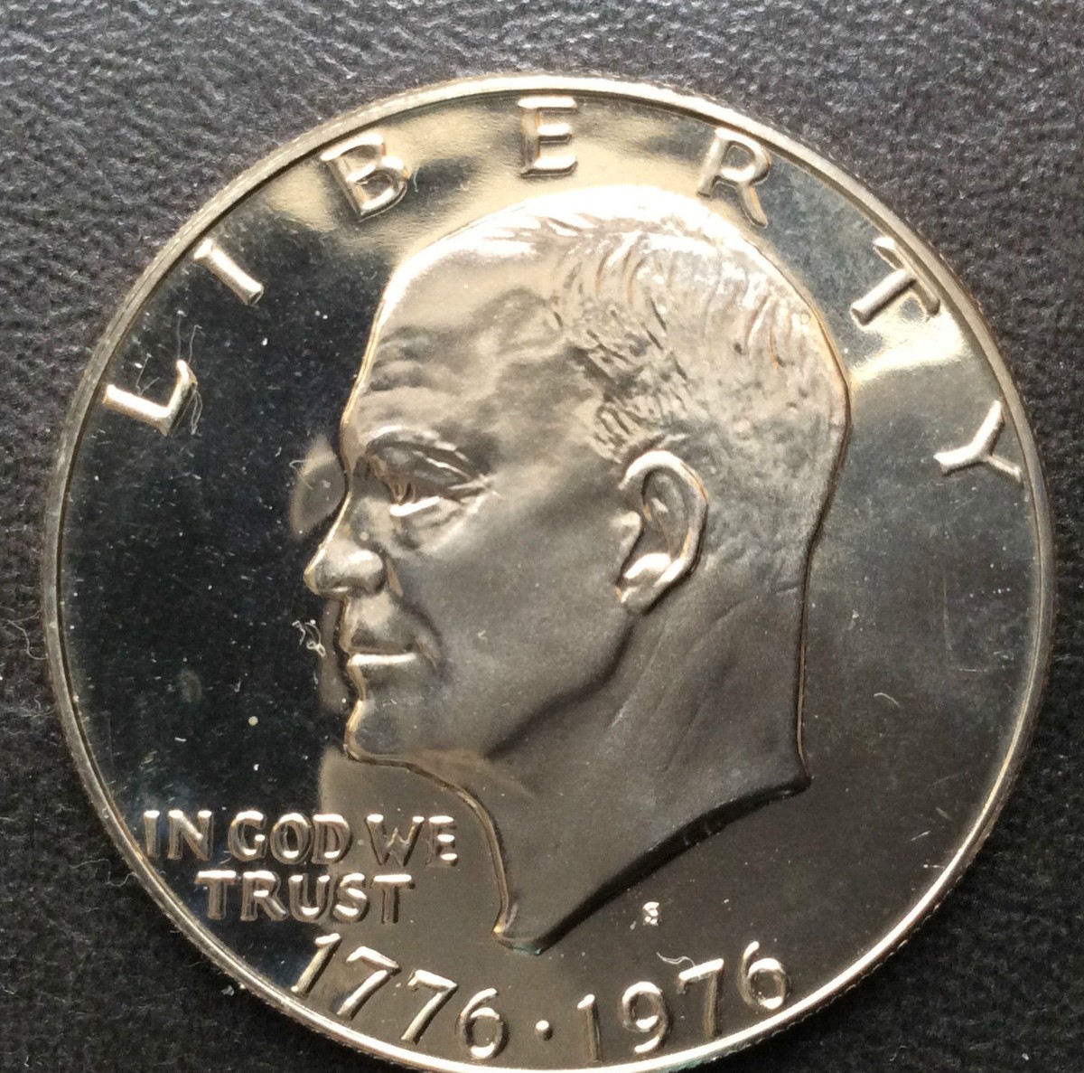 1976-S Eisenhower Bicentennial Dollar DCAM Clad Type I U.S. Coin