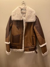Choosy Amelia Vegan Leather Fur Jacket Xs