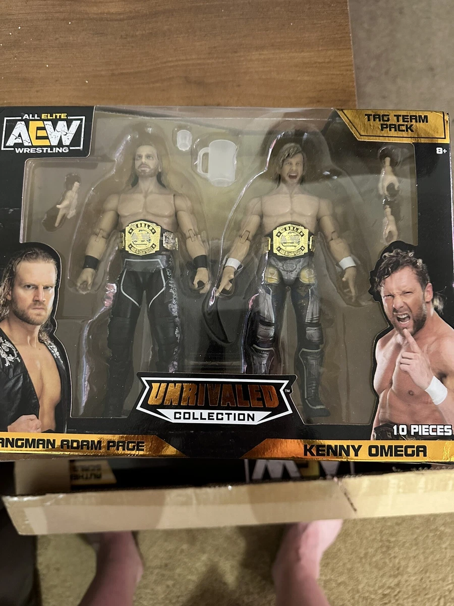 Kenny Omega & Hangman Adam Page - AEW 2-Pack Toy Wrestling Action Figures  by Jazwares!