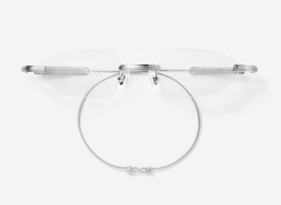 Gentle Monster x Maison Margiela MM219 Silver Clear Sunglasses