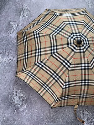 Burberry London Vintage Rare Novacheck Umbrella NEEDS REPAIR 00s