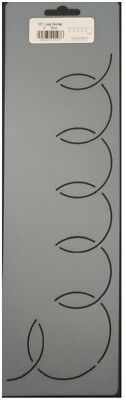 Quilting Stencil Loop Border Corner Quilt Pattern 2'' Quilters Stencils Templates