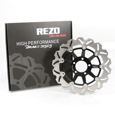 Rezo gewellte Bremsscheibe vorne für Kawasaki ZX-6R Ninja 09-12